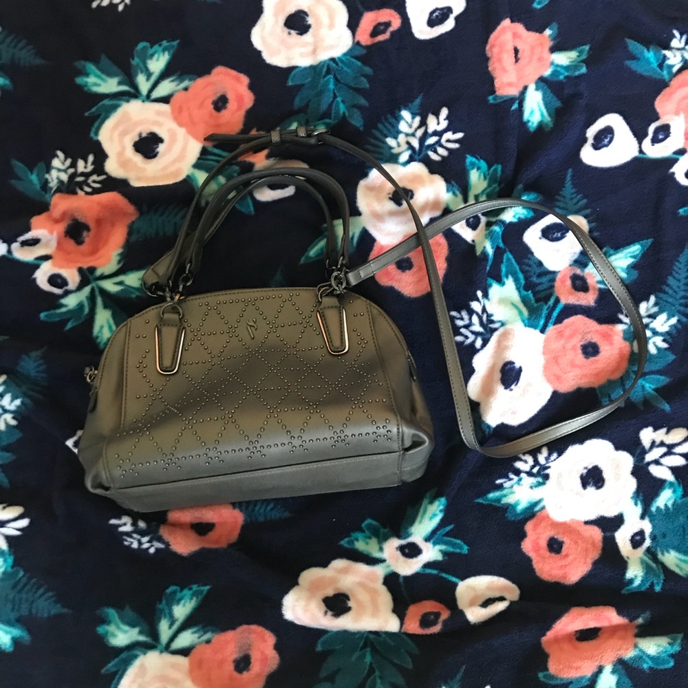 Vera Wang silver crossbody